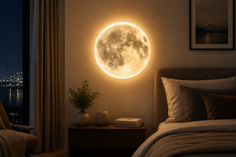 Wie funktioniert eine schwebende Mondlampe? 6 Mondlampe schwebend mit schwebender Magnetschwebetechnologie und realistischer 3D-Mondoberfläche
