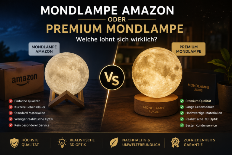 Mondlampe Amazon oder Premium 10 Mondlampe Amazon oder Premium Mondlampe Vergleich mit 3D LED Mondlampen
